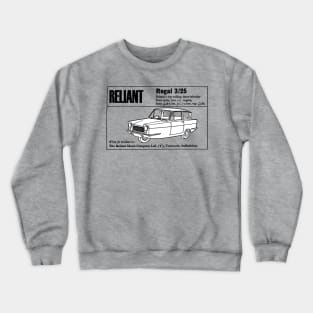 RELIANT REGAL 3/25 - ADVERT Crewneck Sweatshirt